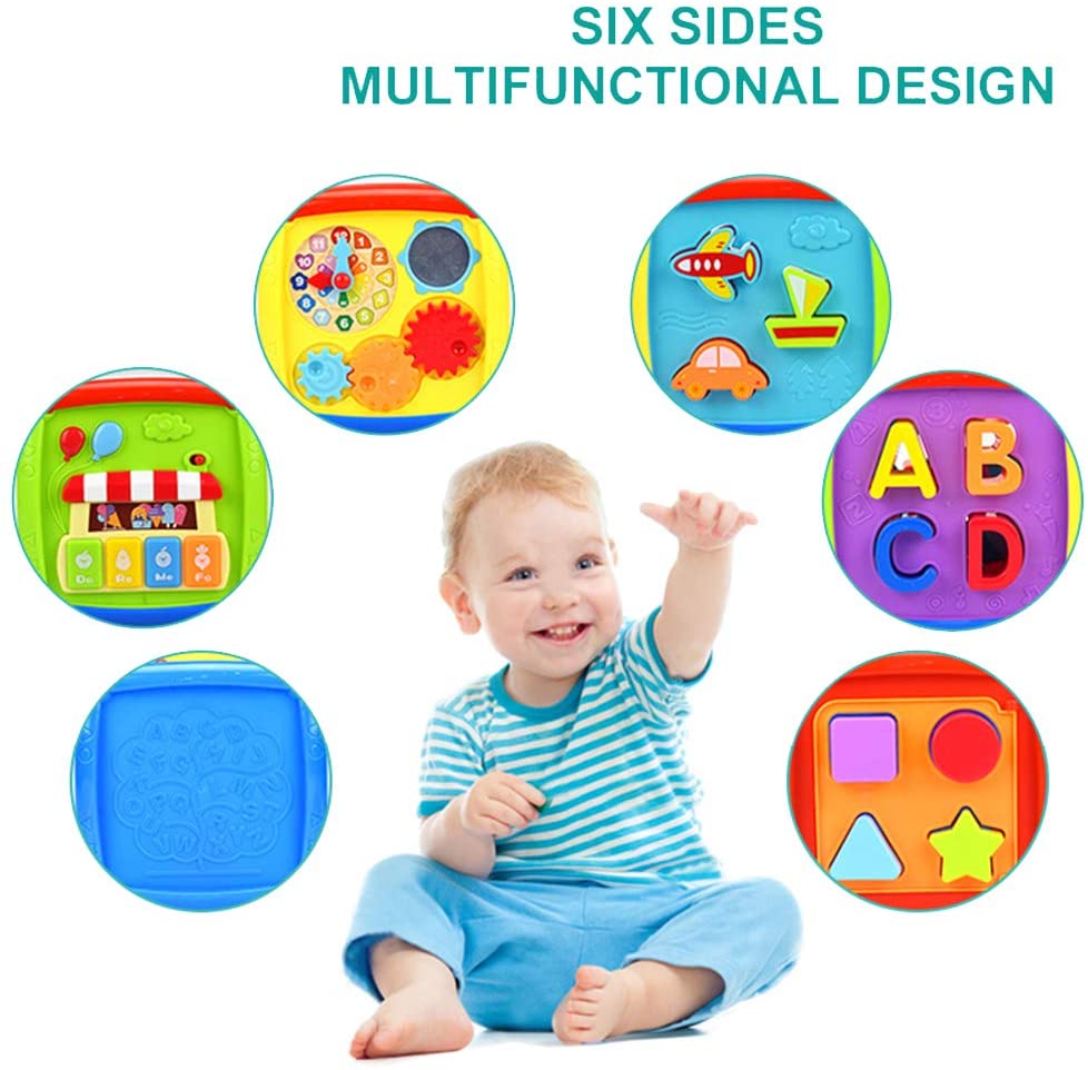 huanger-multifunctional-musical-activity-3 Huanger Multifunctional Musical Activity Cube