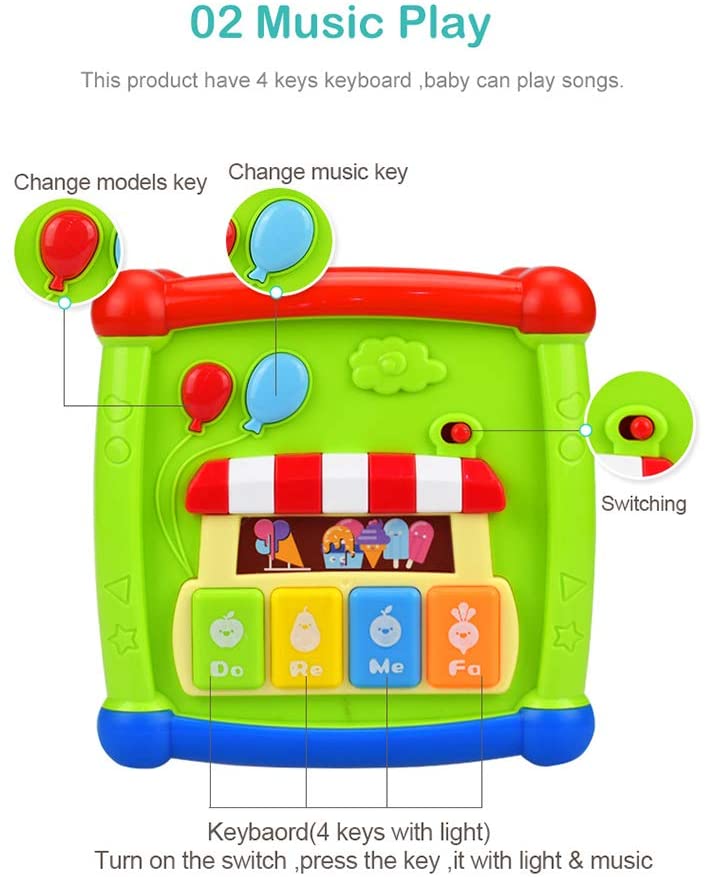 huanger-multifunctional-musical-activity-4 Huanger Multifunctional Musical Activity Cube